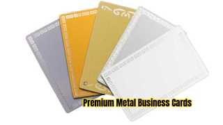 Custom Metal Sublimation Business Cards