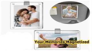 Personalize Your Car Magnetic Photo Clip